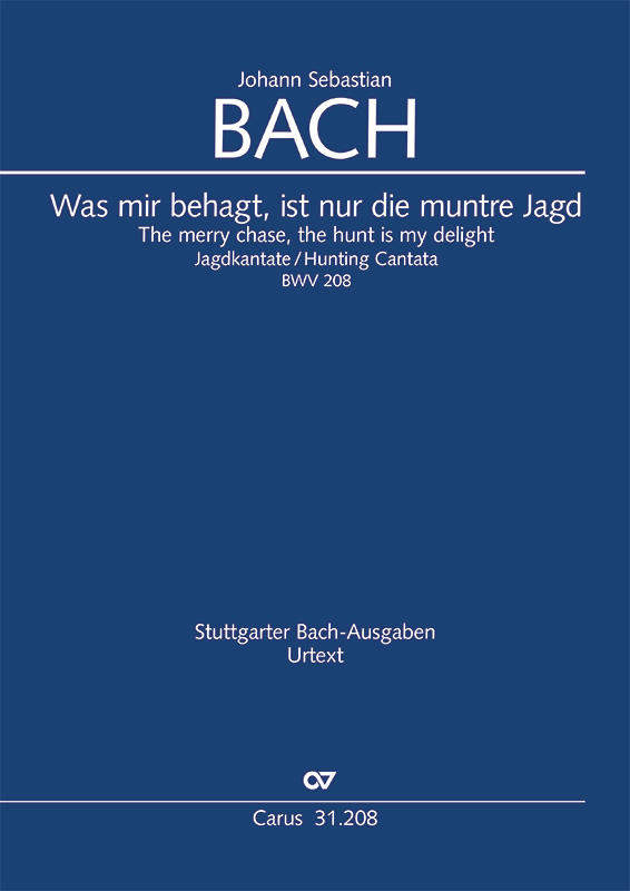 Abb.: J.S. Bach: Was mir behagt... (Carus)