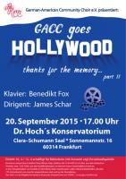 GACC goes Hollywood  - thanks for the memory part II