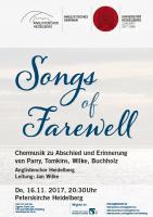 Songs of Farewell - Chormusik zu Abschied und Erinnerung