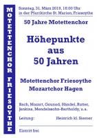 50 Jahre Motettenchor - Das Beste aus 50 Jahren