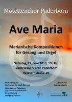 Ave Maria – Marianische Kompositionen für Gesang und Orgel