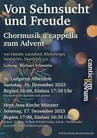 Von Sehnsucht und Freue - Chormusik a capella zum Advent