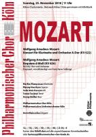 W. A. Mozart: »Requiem« d-Moll (KV 626), »Klarinettenkonzert