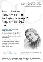 Robert Schumann: Requiem op. 148 u.a.