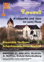 Farewell - A cappella und Jazz (im) am Fluss