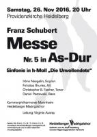 Schubert: Messe As-Dur, Sinfonie h-Moll 