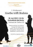 Goethe trifft Brahms
