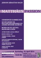 J.S.Bach  Matthäus-Passion