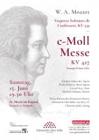 W.A. Mozart Missa in C und Vesperae Solennes de confessore