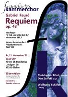 Gabriel Fauré - Requiem und Werke von Reger, Bach