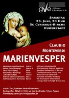 Claudio Monteverdi: Marienvesper