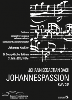 Johann Sebastian Bach, Johannespassion BWv 245