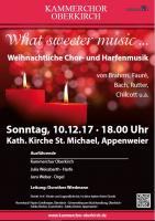 What sweeeter music - Weihnachtliche Chor- und Harfenmusik
