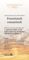 Französische Romantik - Sommerkonzert auf Schloss Ettersburg