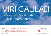 Viri Galilaei – Chor- und Orgelmusik zu Christi Himmelfahrt