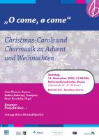Christmas-Carols und Chormusik zu Advent und Weihnachten