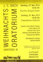 J.S. Bach Weihnachtsoratorium Kantaten 1-3