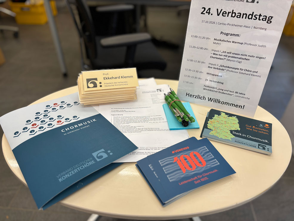 Foto: Vorbereitung auf den 24. Verbandstag des VDKC (Katrin Petlusch)