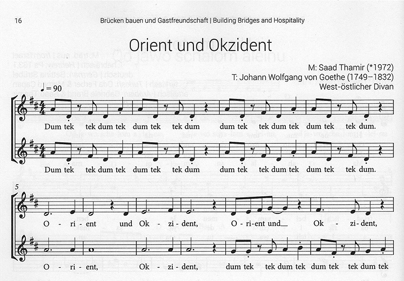 Notenbeispiel Trimum
