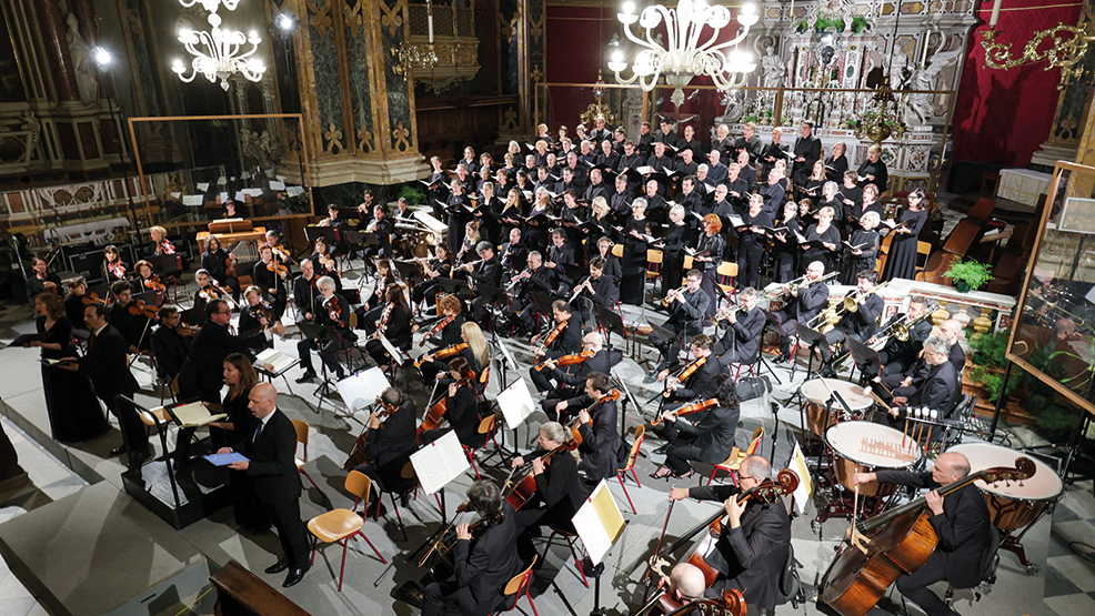 Foto: Gürzenich-Chor Köln in Brixen (Konrad Eichbichler)