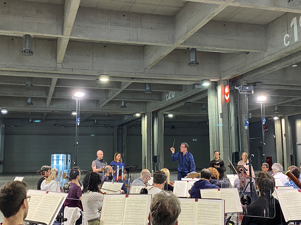 Foto: Generalprobe in Bozen (Marina G. Pernthaler)