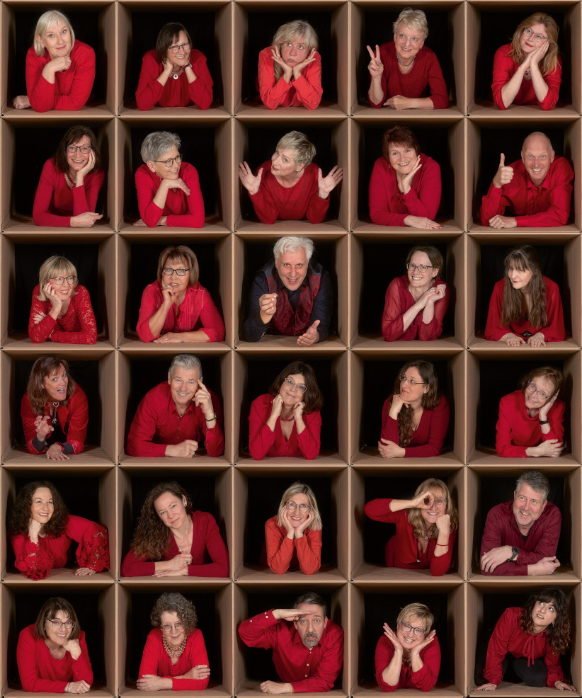 Foto: Chor in the box – das überraschend andere Gruppenbild (Stefan Fuchs)