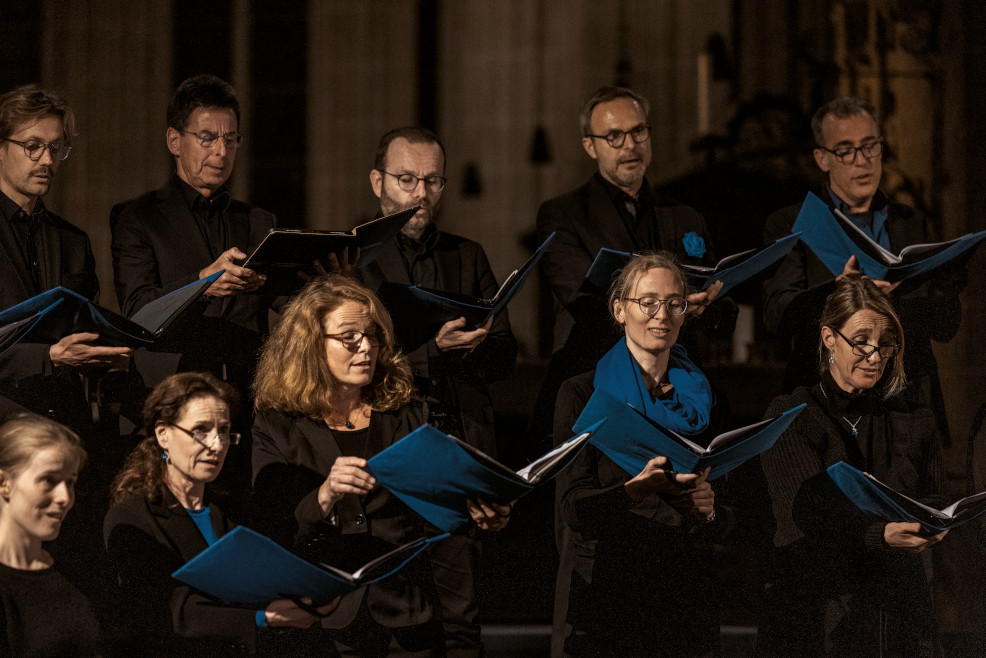 Foto: Kammerchor CONSTANT im ersten DUETT-Konzert (Ralf Bauer, Köln)
