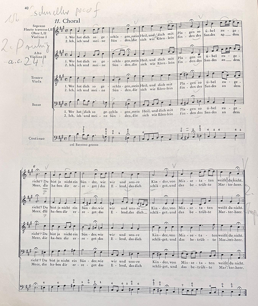 Foto: Choral aus Bachs Johannes-Passion (Ralf Schöne)