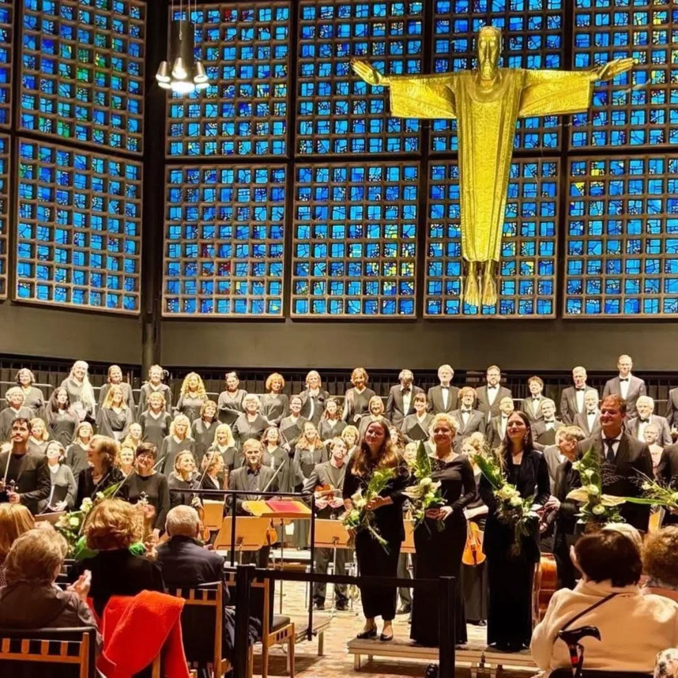 Foto: Jurgita Cesonyte im Konzert (Berliner Singakademie)