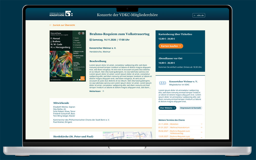 Screenshot: Symbolbild Ticketsystem (VDKC)