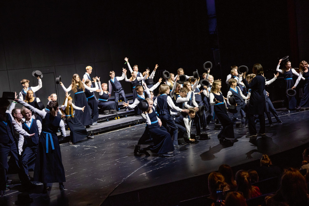 Foto: schola cantorum weimar beim Deutschen Chorwettbewerb in Hannover 2023 (Helge Krückeberg)