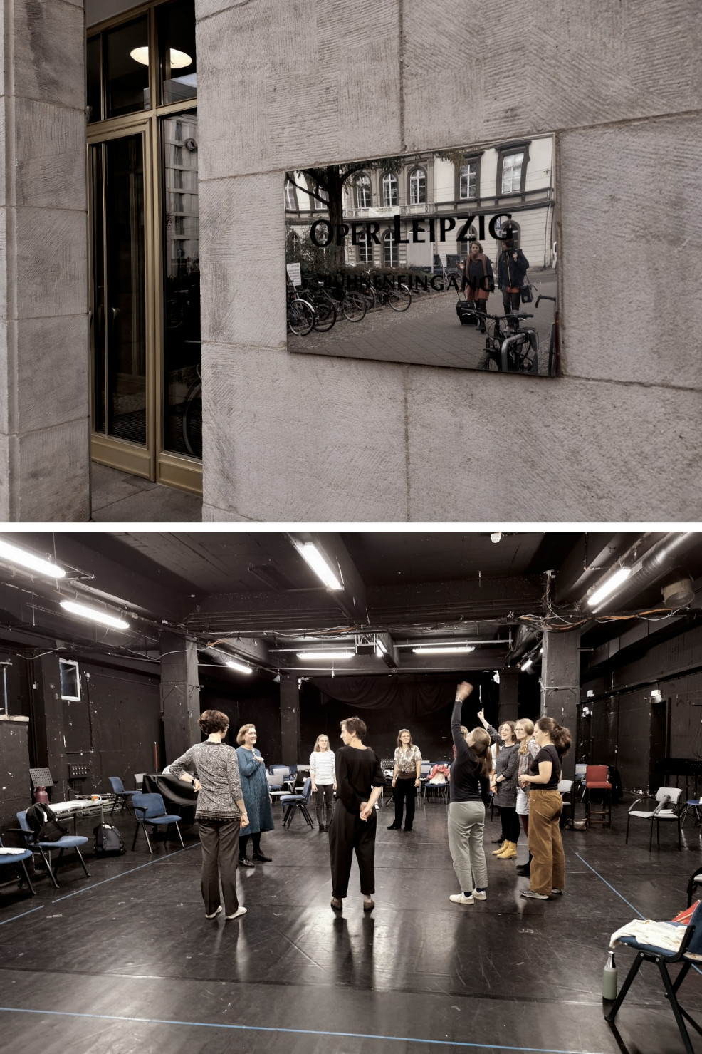 Foto: Dirigieratelier „Kinderchorleitung“ an der Oper Leipzig (Ralf Schöne)