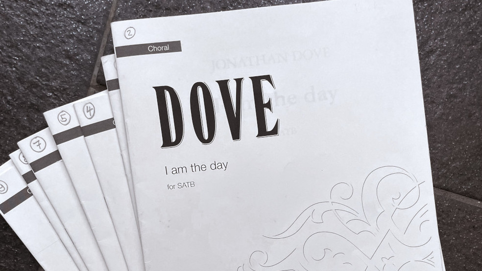 Foto: Cover "I am the day" von Jonathan Dove (Katrin Petlusch)