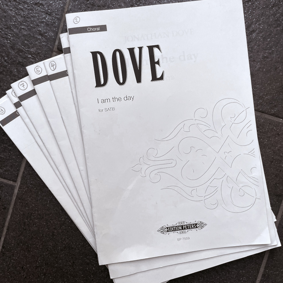 Foto: Cover "I am the day" von Jonathan Dove (Katrin Petlusch)