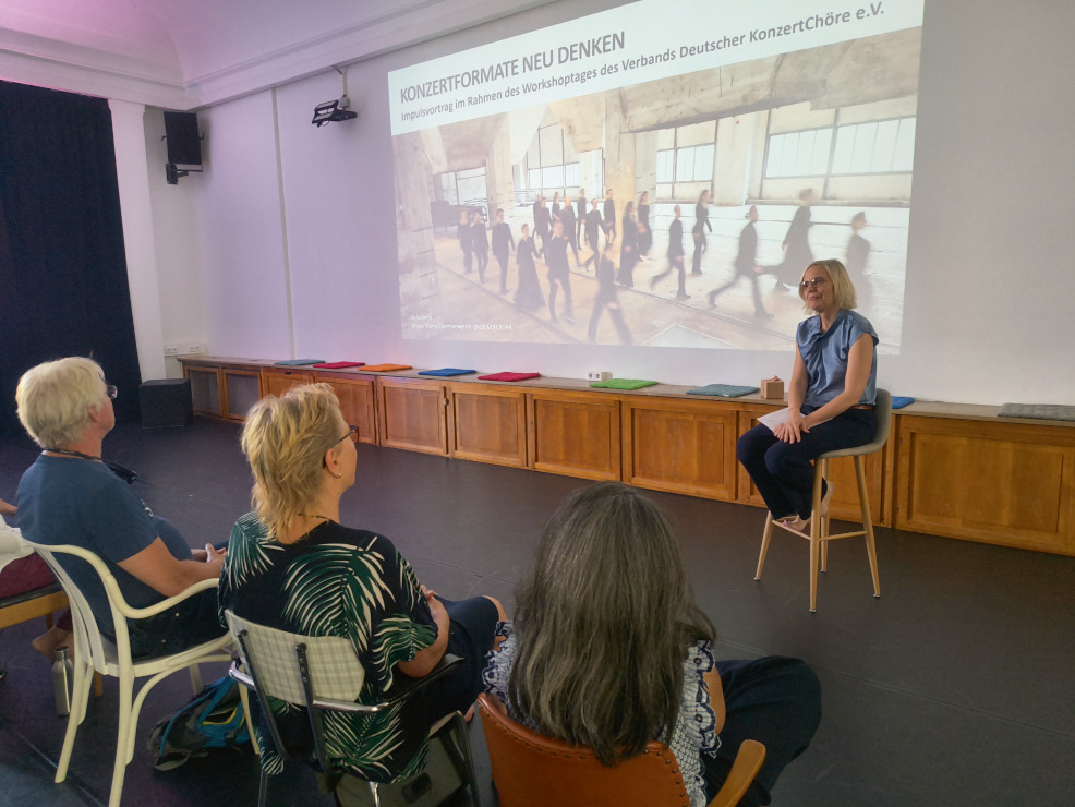 Foto: Präsentation "Konzertformate neu denken" (Ralf Schöne)