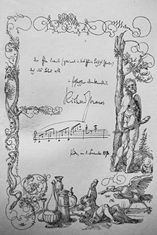 Richard Strauss, Goldenes Buch, Foto: Gürzenich-Chor Köln Thumbnail image