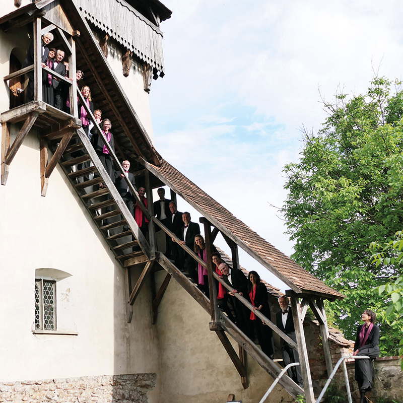 Foto: MonteverdiChor München, Kirchenburg Birthälm (Irene Bärtle)