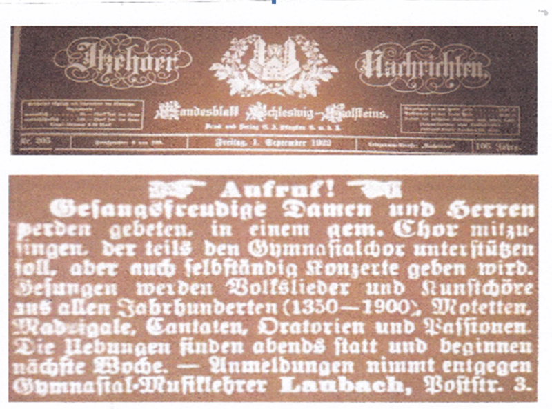 Foto: Itzehoer Nachrichten (Chorarchiv)