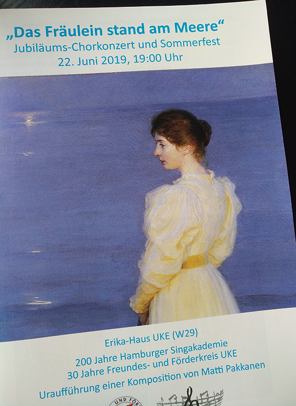 Foto: Programm Jubiläumskonzert Hamburger Singakademie (Ralf Schöne)
