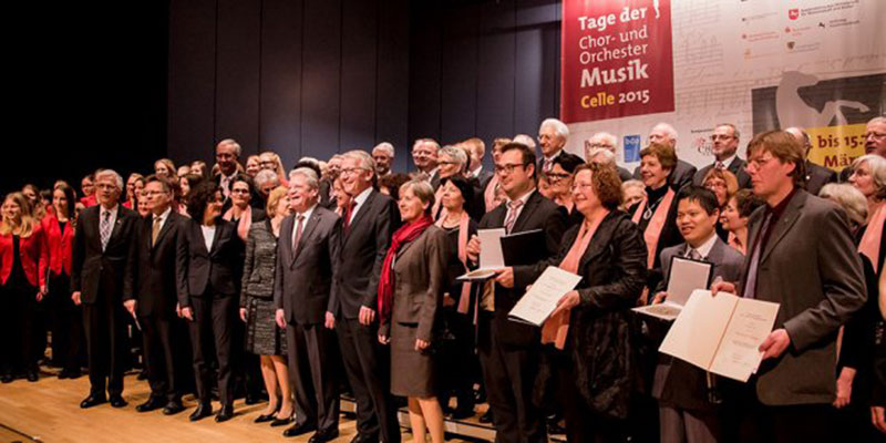 Zelter-Plakette, Verleihung 2015; Foto: BDC Thumbnail image