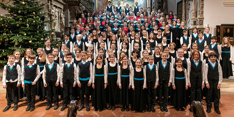 Foto: Kinder- und Jugendchor der schola cantorum weimar, Advent 2019 (Lutz Edelhoff)