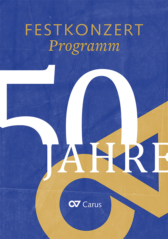 Foto: Programm Festkonzert 50 Jahre Carus-Verlag (Verlag)