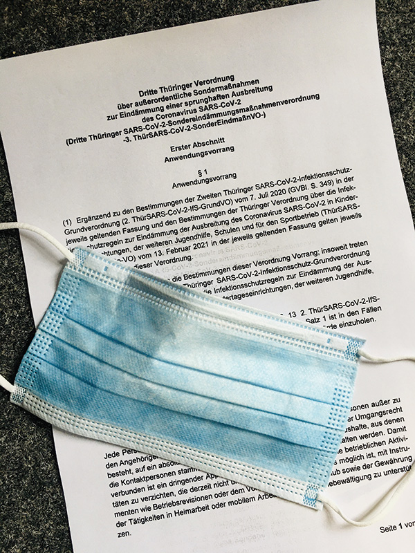 Foto: aktuelle Corona-Regelungen (VDKC)
