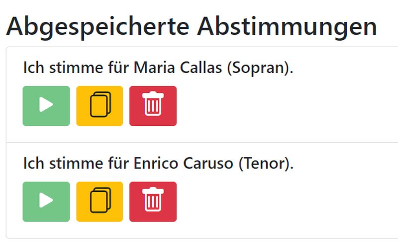 Abb.: Muster-Abstimmung (Screenshot) Thumbnail image