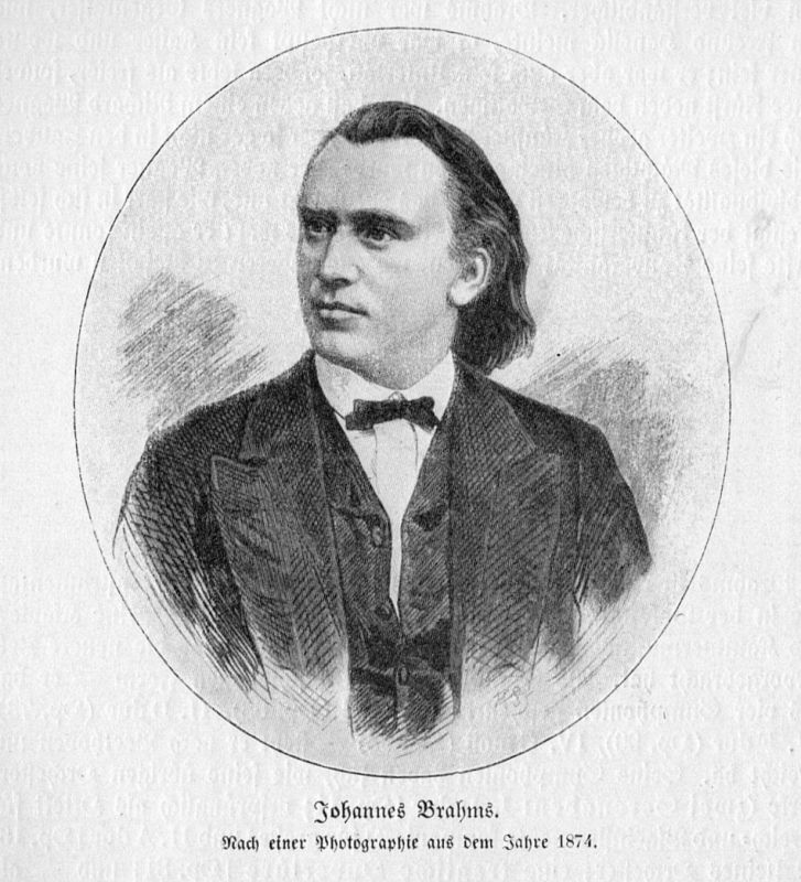 Abbildung: Brahms ohne Bart (Merian/Illustrierte Geschichte der Musik, Leipzig 1914) Thumbnail image