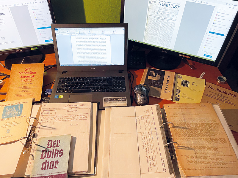 Foto: Masterarbeit zur Geschichte des VDKC (Peer Guckland)