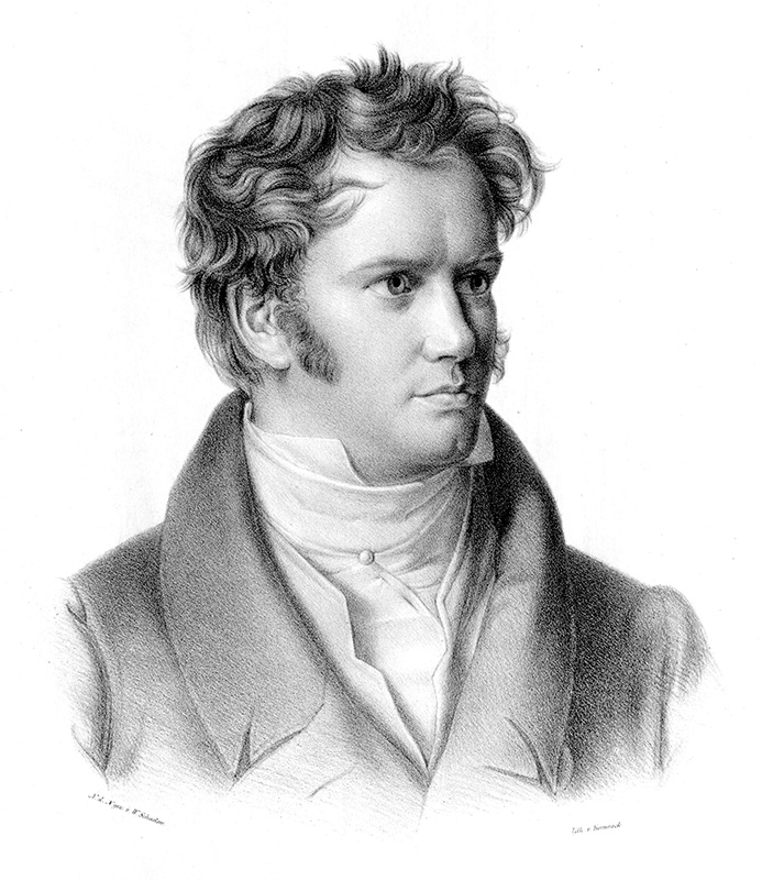 Abb.: Kornneck (nach Johann Gottfried Schadow): Bernhard Klein, nach 1830, Stich (Wikimedia commons)