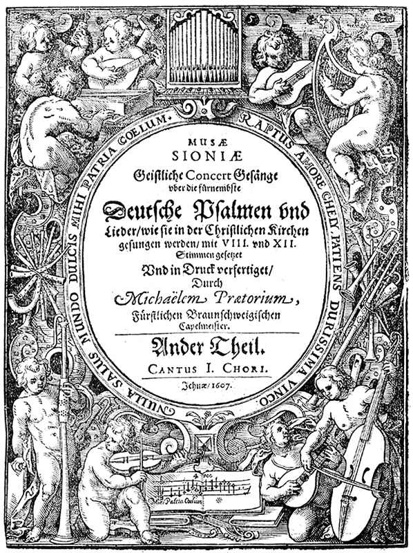 Abb.: handschriftliches Titelblatt der Euphemia harmonica (Michael-Praetorius-Gesellschaft e.V. Creuzburg) Thumbnail image