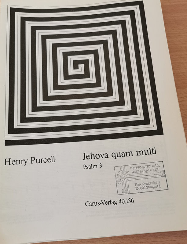 Foto: Henry Purcell: Jehova quam multi (Ralf Schöne)