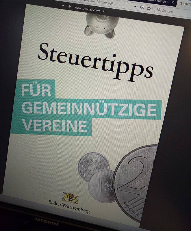 Foto: Steuertipps für Vereine (VDKC)